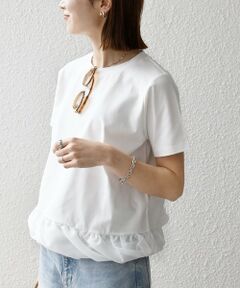 SHIPS / シップス Tシャツ | 《予約》SHIPS any:〈多機能/洗濯機可能〉マルチファンクション ドッキング ヘム コンパクト TEE