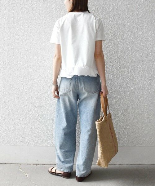 SHIPS / シップス Tシャツ | 《予約》SHIPS any:〈多機能/洗濯機可能〉マルチファンクション ドッキング ヘム コンパクト TEE | 詳細2