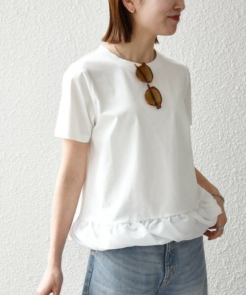 SHIPS / シップス Tシャツ | 《予約》SHIPS any:〈多機能/洗濯機可能〉マルチファンクション ドッキング ヘム コンパクト TEE | 詳細5