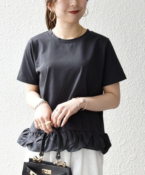 SHIPS / シップス Tシャツ | 《予約》SHIPS any:〈多機能/洗濯機可能〉マルチファンクション ドッキング ヘム コンパクト TEE | 詳細12