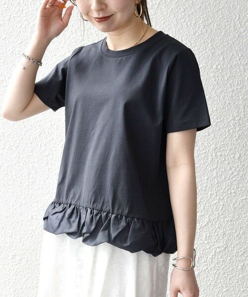 SHIPS / シップス Tシャツ | 《予約》SHIPS any:〈多機能/洗濯機可能〉マルチファンクション ドッキング ヘム コンパクト TEE | 詳細13