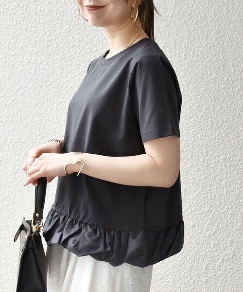 SHIPS / シップス Tシャツ | 《予約》SHIPS any:〈多機能/洗濯機可能〉マルチファンクション ドッキング ヘム コンパクト TEE | 詳細14