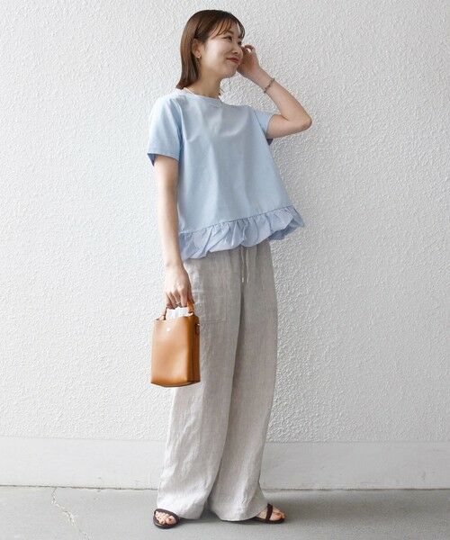 SHIPS / シップス Tシャツ | 《予約》SHIPS any:〈多機能/洗濯機可能〉マルチファンクション ドッキング ヘム コンパクト TEE | 詳細19