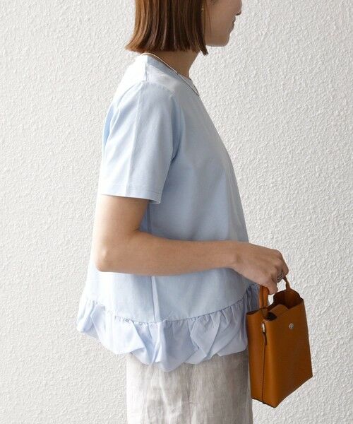 SHIPS / シップス Tシャツ | 《予約》SHIPS any:〈多機能/洗濯機可能〉マルチファンクション ドッキング ヘム コンパクト TEE | 詳細23