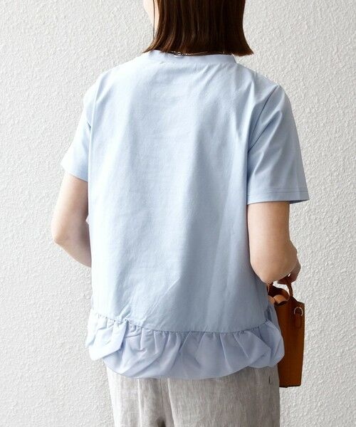 SHIPS / シップス Tシャツ | 《予約》SHIPS any:〈多機能/洗濯機可能〉マルチファンクション ドッキング ヘム コンパクト TEE | 詳細24