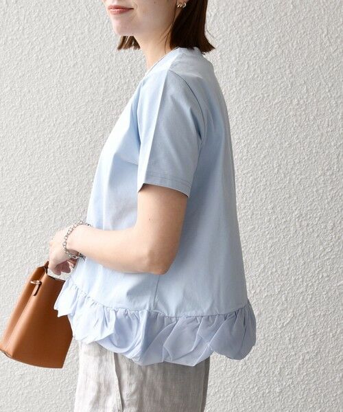 SHIPS / シップス Tシャツ | 《予約》SHIPS any:〈多機能/洗濯機可能〉マルチファンクション ドッキング ヘム コンパクト TEE | 詳細25