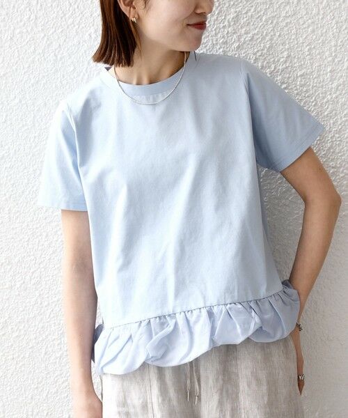 SHIPS / シップス Tシャツ | 《予約》SHIPS any:〈多機能/洗濯機可能〉マルチファンクション ドッキング ヘム コンパクト TEE | 詳細26