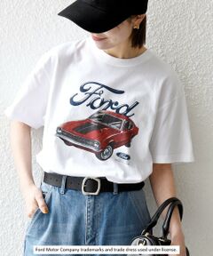 SHIPS / シップス Tシャツ | 《予約》GOOD ROCK SPEED:〈洗濯機可能〉Ford CAR ロゴ プリント TEE