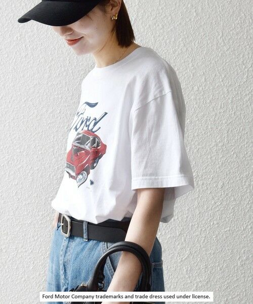SHIPS / シップス Tシャツ | 《予約》GOOD ROCK SPEED:〈洗濯機可能〉Ford CAR ロゴ プリント TEE | 詳細6