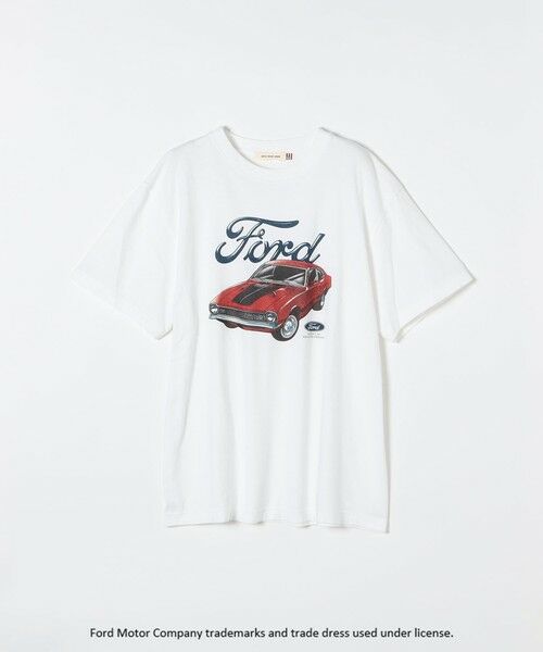 SHIPS / シップス Tシャツ | 《予約》GOOD ROCK SPEED:〈洗濯機可能〉Ford CAR ロゴ プリント TEE | 詳細9