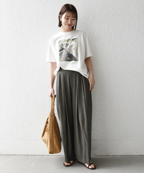 SHIPS / シップス Tシャツ | 《予約》【SHIPS any別注】La Hutte:〈洗濯機可能〉デザイン ロゴ プリント TEE 26SS | 詳細1