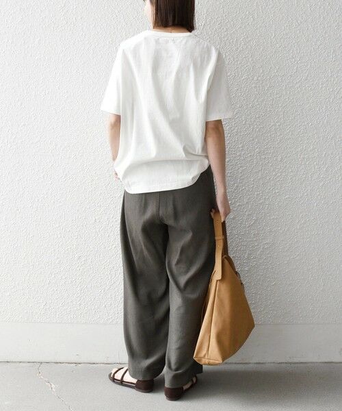 SHIPS / シップス Tシャツ | 《予約》【SHIPS any別注】La Hutte:〈洗濯機可能〉デザイン ロゴ プリント TEE 26SS | 詳細2