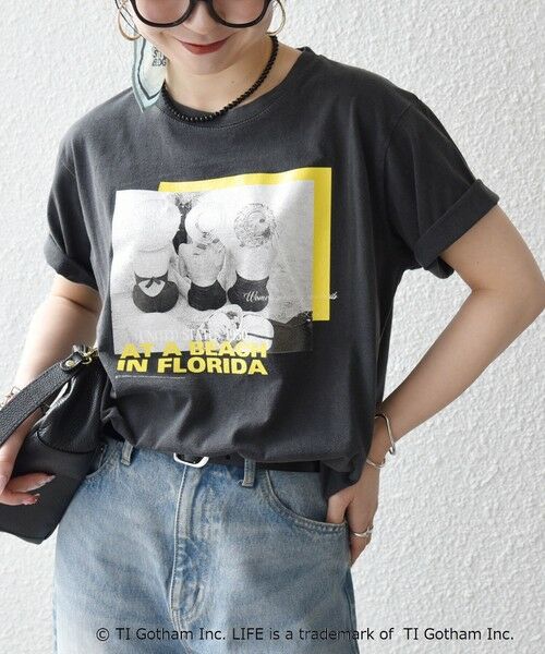 SHIPS / シップス Tシャツ | 《予約》【SHIPS any別注】GOOD ROCK SPEED:〈洗濯機可能〉LPC ロゴ プリント TEE | 詳細16