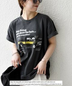 SHIPS / シップス Tシャツ | 《予約》GOOD ROCK SPEED:〈洗濯機可能〉Jeep CAR ロゴ プリント TEE