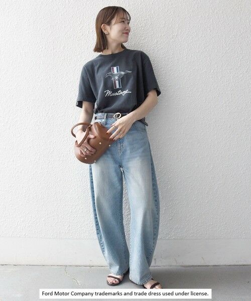 SHIPS / シップス Tシャツ | 《一部予約》GOOD ROCK SPEED:〈洗濯機可能〉CAR ロゴ プリント TEE | 詳細1