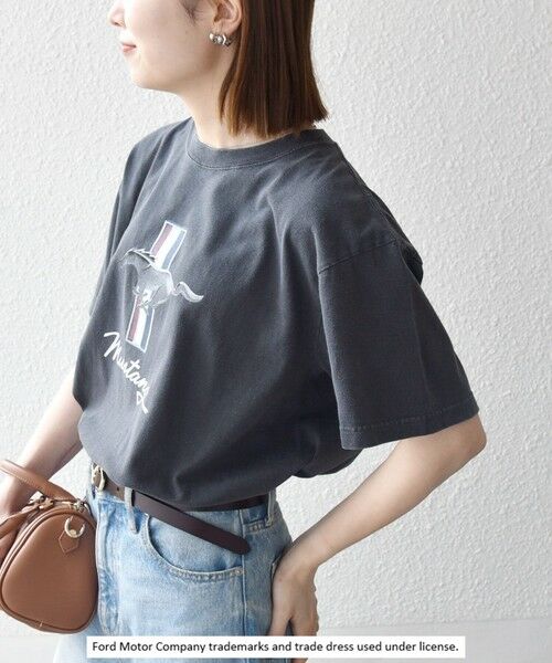 SHIPS / シップス Tシャツ | 《一部予約》GOOD ROCK SPEED:〈洗濯機可能〉CAR ロゴ プリント TEE | 詳細6