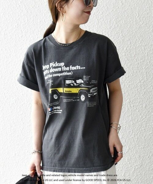 SHIPS / シップス Tシャツ | 《予約》GOOD ROCK SPEED:〈洗濯機可能〉Jeep CAR ロゴ プリント TEE | 詳細4