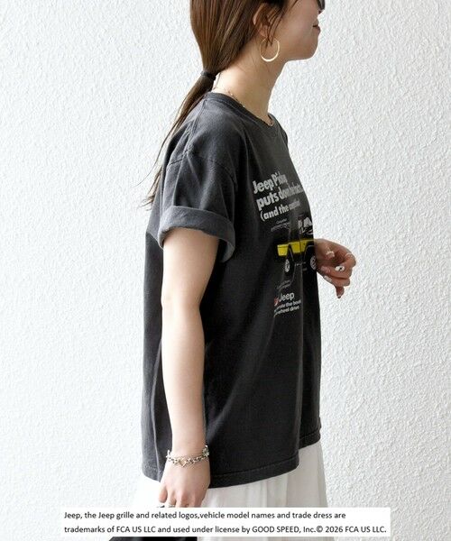 SHIPS / シップス Tシャツ | 《予約》GOOD ROCK SPEED:〈洗濯機可能〉Jeep CAR ロゴ プリント TEE | 詳細6
