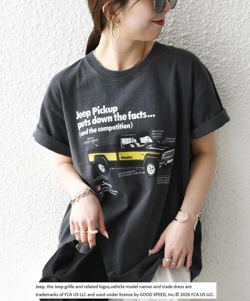 SHIPS / シップス Tシャツ | 《予約》GOOD ROCK SPEED:〈洗濯機可能〉Jeep CAR ロゴ プリント TEE | 詳細9