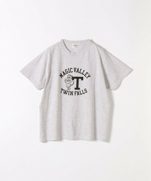 SHIPS / シップス Tシャツ | GULFCOAST SPORTSWEAR:〈洗濯機可能〉ヴィンテージ ライク グラフィック TEE（ライトグレー）