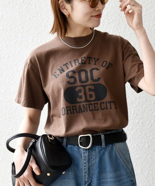 SHIPS / シップス Tシャツ | GULFCOAST SPORTSWEAR:〈洗濯機可能〉ヴィンテージ ライク グラフィック TEE | 詳細21