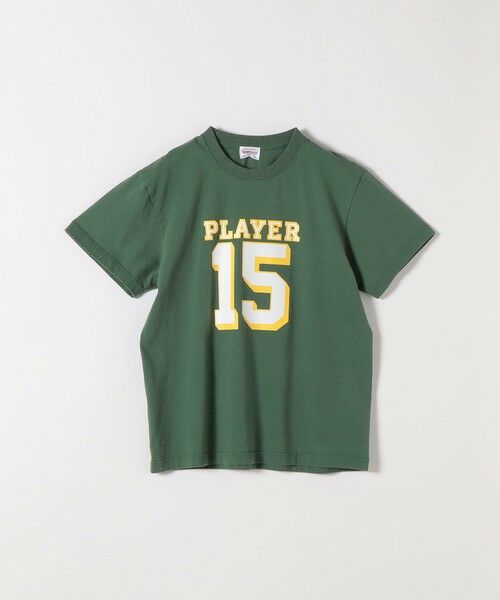 SHIPS / シップス Tシャツ | GULFCOAST SPORTSWEAR:〈洗濯機可能〉ヴィンテージ ライク グラフィック TEE（グリーン）