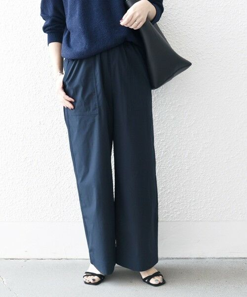 SHIPS / シップス その他パンツ | 【WEB限定】SHIPS any:〈洗濯機可能〉タイプライター イージー ベイカー パンツ 2(ネイビー)