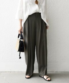 SHIPS / シップス その他パンツ | 《予約》SHIPS any:〈洗濯機可能〉リネンミックス 2タック テーパード パンツ