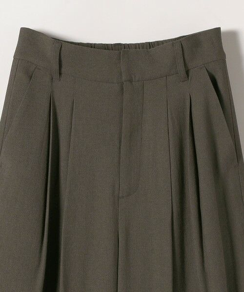 SHIPS / シップス その他パンツ | 《予約》SHIPS any:〈洗濯機可能〉リネンミックス 2タック テーパード パンツ | 詳細9