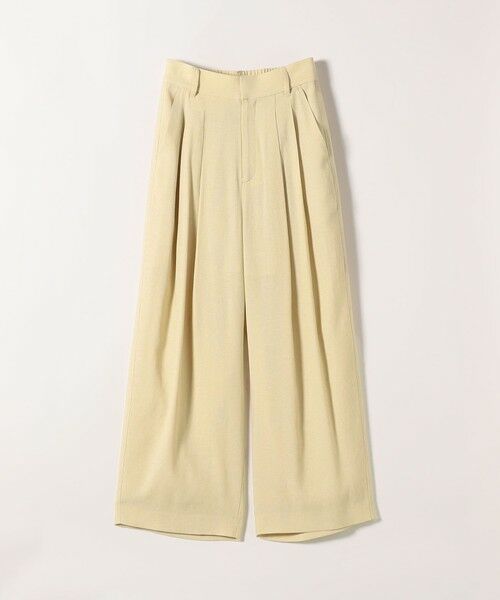 SHIPS / シップス その他パンツ | 《予約》SHIPS any:〈洗濯機可能〉リネンミックス 2タック テーパード パンツ | 詳細25