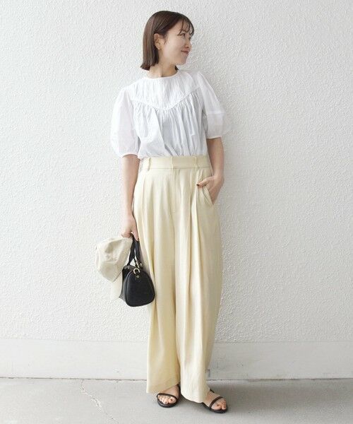 SHIPS / シップス その他パンツ | 《予約》SHIPS any:〈洗濯機可能〉リネンミックス 2タック テーパード パンツ | 詳細18