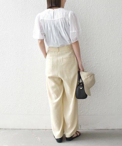 SHIPS / シップス その他パンツ | 《予約》SHIPS any:〈洗濯機可能〉リネンミックス 2タック テーパード パンツ | 詳細19