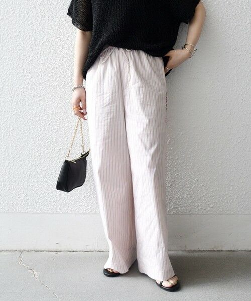 SHIPS / シップス その他パンツ | 《予約》SHIPS any:〈洗濯機可能〉マルチストライプ パジャマ パンツ | 詳細3