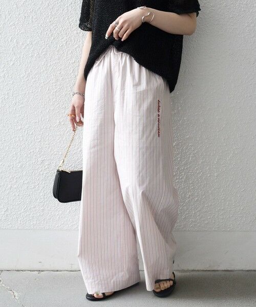 SHIPS / シップス その他パンツ | 《予約》SHIPS any:〈洗濯機可能〉マルチストライプ パジャマ パンツ | 詳細6