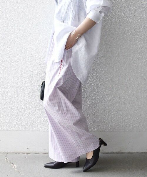 SHIPS / シップス その他パンツ | 《予約》SHIPS any:〈洗濯機可能〉マルチストライプ パジャマ パンツ | 詳細13