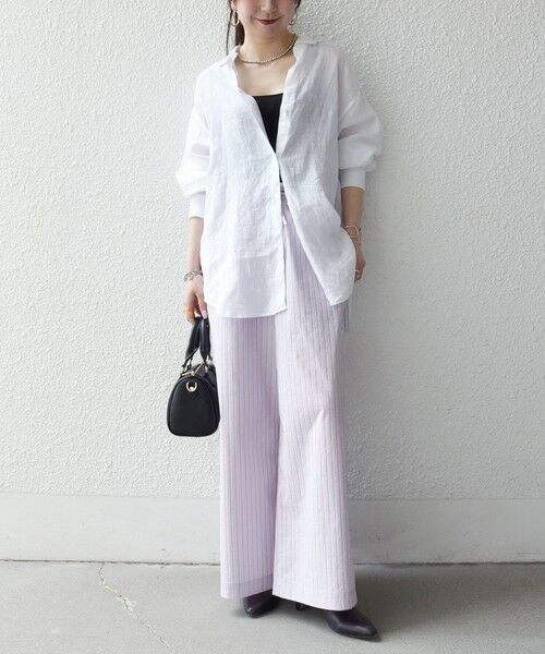 SHIPS / シップス その他パンツ | 《予約》SHIPS any:〈洗濯機可能〉マルチストライプ パジャマ パンツ | 詳細10