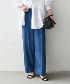 SHIPS / シップス その他パンツ | 《予約》SHIPS any:〈洗濯機可能〉ツイル センター シーム ワイド イージー パンツ