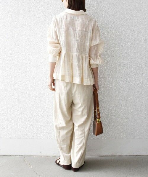 SHIPS / シップス その他パンツ | 《予約》SHIPS any:〈洗濯機可能〉ツイル センター シーム ワイド イージー パンツ | 詳細2