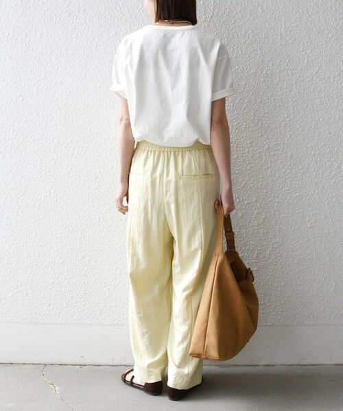 SHIPS / シップス その他パンツ | 《予約》SHIPS any:〈洗濯機可能〉ツイル センター シーム ワイド イージー パンツ | 詳細11