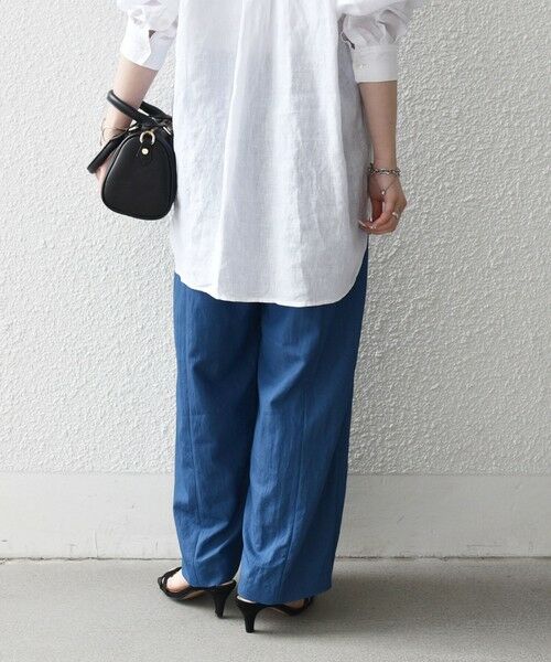 SHIPS / シップス その他パンツ | 《予約》SHIPS any:〈洗濯機可能〉ツイル センター シーム ワイド イージー パンツ | 詳細21