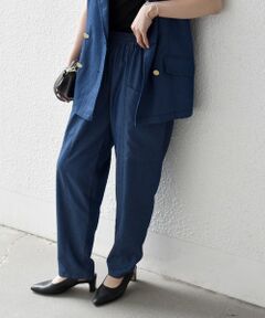 SHIPS / シップス その他パンツ | 《予約》SHIPS any:〈洗濯機可能〉シャンブレー デニム ポケット テーパード パンツ