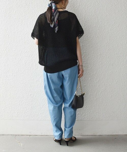 SHIPS / シップス その他パンツ | 《予約》SHIPS any:〈洗濯機可能〉シャンブレー デニム ポケット テーパード パンツ | 詳細2