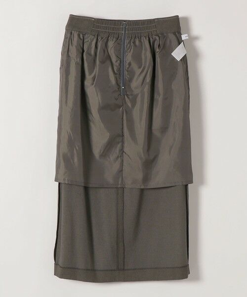 SHIPS / シップス ミニ・ひざ丈スカート | 《予約》SHIPS any:〈洗濯機可能〉リネンミックス ボタン デザイン タイト スカート | 詳細14