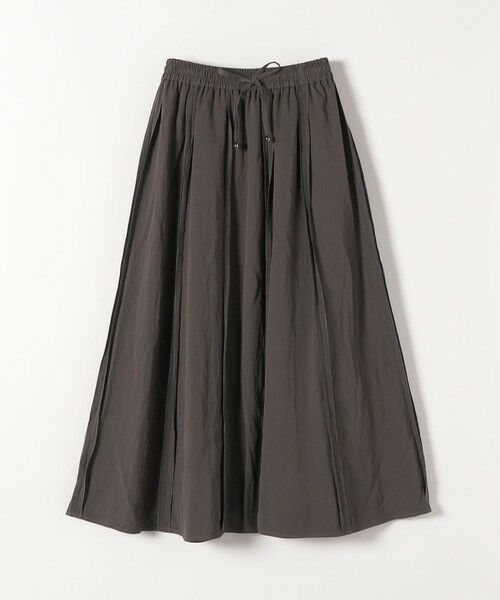 SHIPS / シップス ロング・マキシ丈スカート | SHIPS any:〈洗濯機可能〉ツイル アウト シーム イージー ギャザー スカート | 詳細9