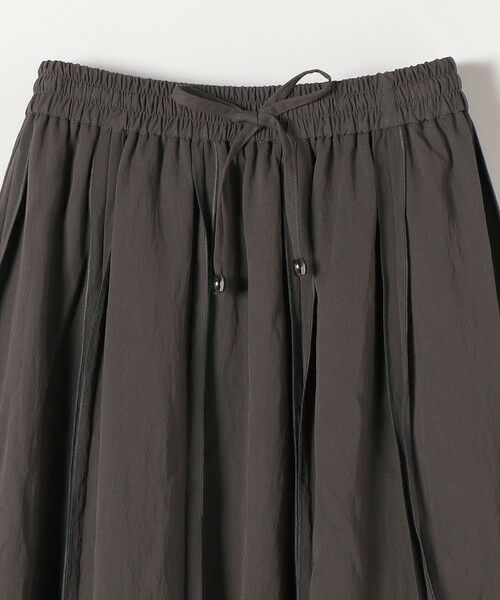 SHIPS / シップス ロング・マキシ丈スカート | SHIPS any:〈洗濯機可能〉ツイル アウト シーム イージー ギャザー スカート | 詳細10