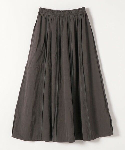 SHIPS / シップス ロング・マキシ丈スカート | SHIPS any:〈洗濯機可能〉ツイル アウト シーム イージー ギャザー スカート | 詳細12