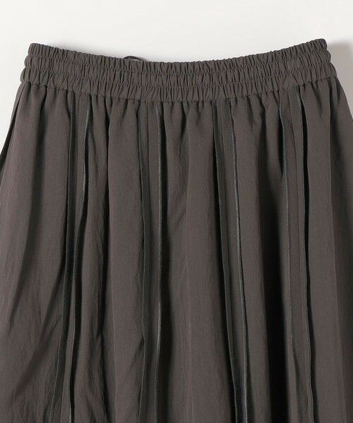 SHIPS / シップス ロング・マキシ丈スカート | SHIPS any:〈洗濯機可能〉ツイル アウト シーム イージー ギャザー スカート | 詳細13