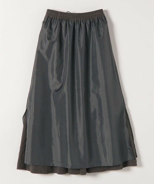 SHIPS / シップス ロング・マキシ丈スカート | SHIPS any:〈洗濯機可能〉ツイル アウト シーム イージー ギャザー スカート | 詳細14