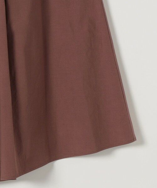 SHIPS / シップス ロング・マキシ丈スカート | 《予約》SHIPS any:〈洗濯機可能〉コットンミックス タイプライター フレア タック スカート | 詳細10