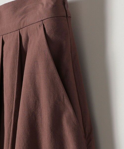 SHIPS / シップス ロング・マキシ丈スカート | 《予約》SHIPS any:〈洗濯機可能〉コットンミックス タイプライター フレア タック スカート | 詳細11